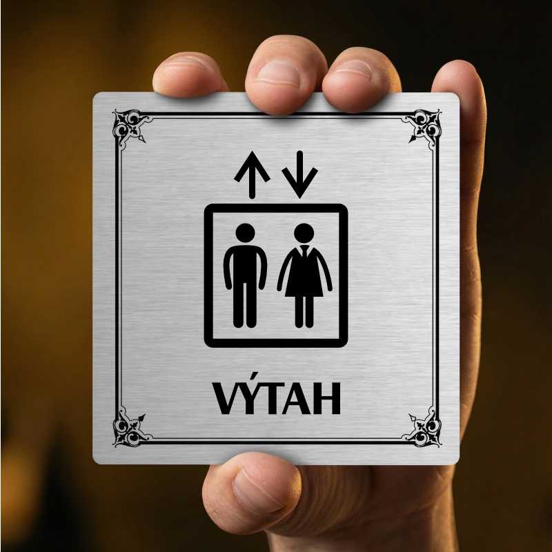 Výtah, 100x100mm, bílá, Nevada